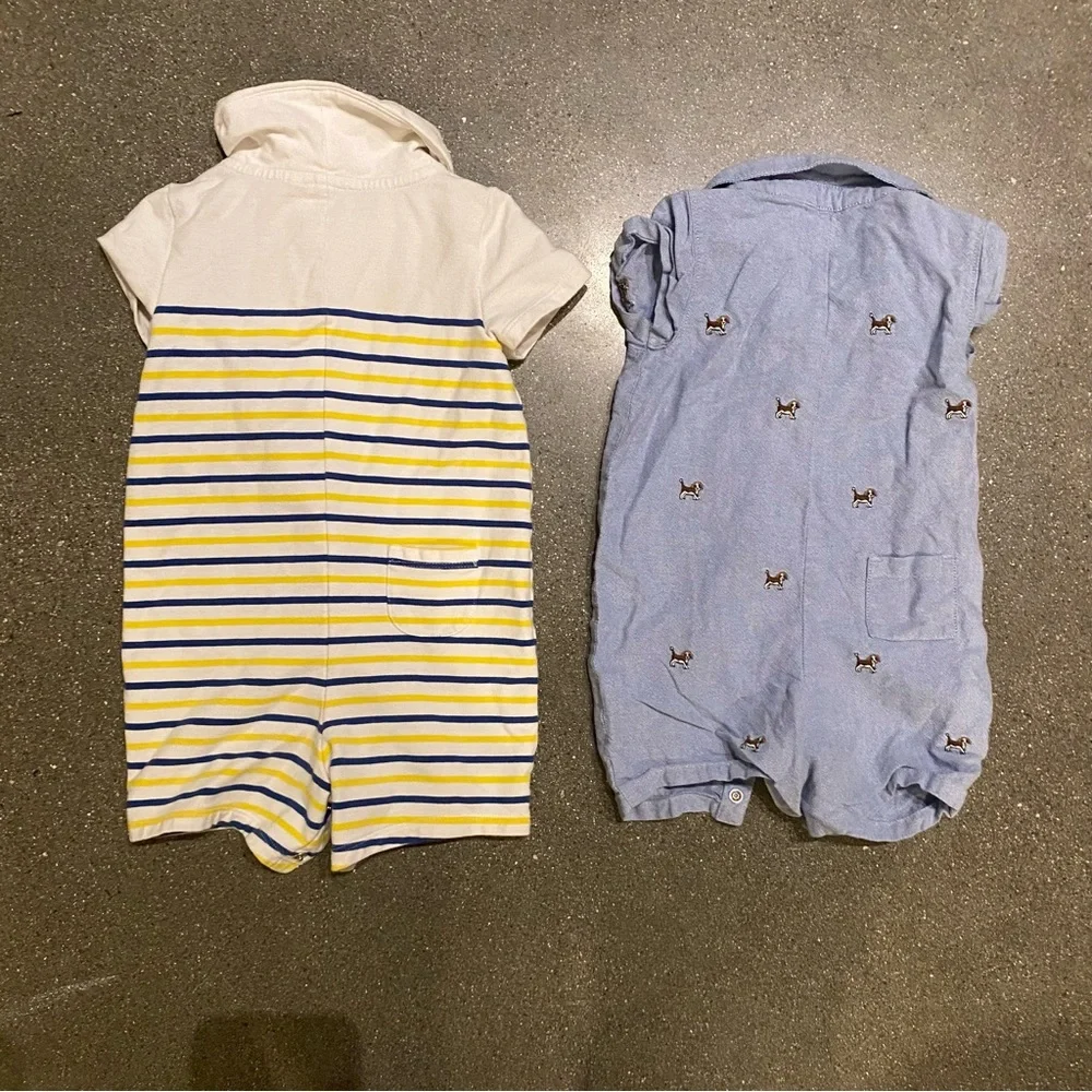 Janie and Jack white romper